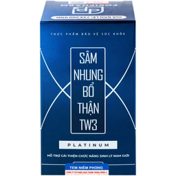 Viên uống hỗ trợ bổ thận tráng dương, cải thiện sinh lý nam Sâm Nhung Bổ Thận TW3 Platinum (60 viên)