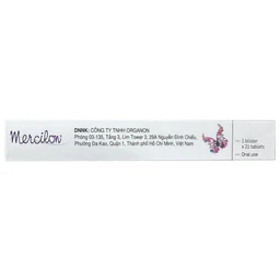 Thuốc Mercilon Organon hỗ trợ tránh thai (1 vỉ x 21 viên)