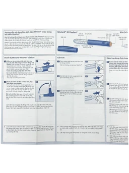 Bút tiêm Mixtard 30 Flexpen 100 IU/ml Novo Nordisk điều trị bệnh đái tháo đường (5 cây x 3ml)