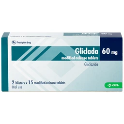 Thuốc Gliclada 60mg KRKA điều trị bệnh tiểu đường (2 vỉ x 15 viên)