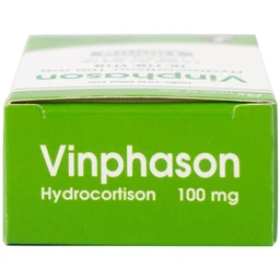 Thuốc tiêm Vinphason 100mg Vinphaco điều trị lupus ban đỏ hệ thống, hồng ban đa dạng nặng (1 lọ + 1 ống)