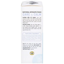 Dung dịch vệ sinh phụ nữ dạng bọt Daily Lady Care và Calm kháng viêm, giảm đau rát (100ml)