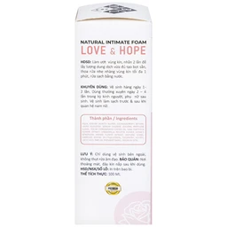 Dung dịch vệ sinh phụ nữ dạng bọt Daily Lady Love & Hope sáng hồng, kháng viêm (100ml) 5
