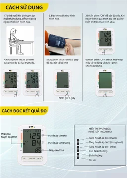 Máy đo huyết áp bắp tay Fuji PG-800B18 hỗ trợ đo huyết áp, nhịp tim