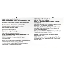 Thuốc Arcoxia 90mg Organon điều trị cấp tính và mãn tính triệu chứng viêm xương khớp (3 vỉ x 10 viên)