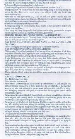 Thuốc Acemol Plus Nadyphar điều trị các triệu chứng của cảm cúm và cảm lạnh cho người lớn và trẻ em trên 12 tuổi (10 vỉ x 10 viên) 11