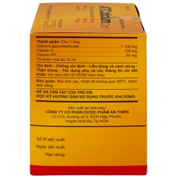 Dung dịch uống A.T Calcium Cort An Thiên bổ sung vitamin và khoáng chất cho cơ thể (30 ống x 10ml) 5
