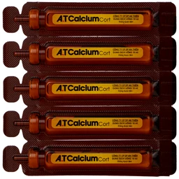 Dung dịch uống A.T Calcium Cort An Thiên bổ sung vitamin và khoáng chất cho cơ thể (30 ống x 10ml) 8