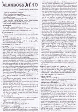Thuốc AlanBoss XL 10 Hasan điều trị các triệu chứng của phì đại tuyến tiền liệt lành tính (3 vỉ x 10 viên)