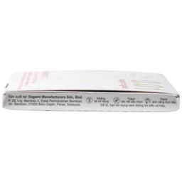 Bao cao su Sagami siêu mỏng, không gây dị ứng, phòng tránh thai và bệnh lây qua đường tình dục (0,01mm - 1 cái)