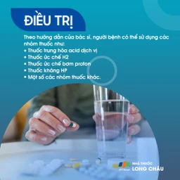 Các thuốc trung hòa acid dịch vị (Antacid) thường dùng để điều trị loét dạ dày tá tràng
