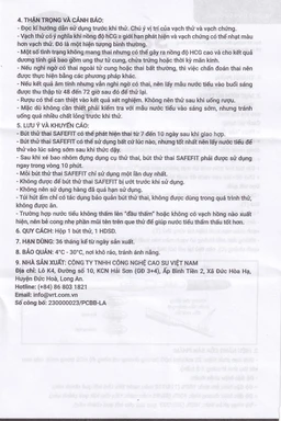 Que thử thai Safefit Test dạng bút giúp phát hiện sớm thai kỳ sau 7-10 ngày thụ thai