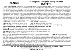 Siro bổ sung vitamin và khoáng chất cho bé trai trong giai đoạn tăng trưởng B-TEEN Kenko (30 gói x 15g)