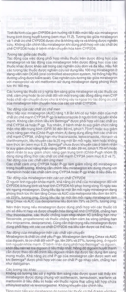 Thuốc Betmiga 50mg Astellas điều trị triệu chứng tiểu gấp (3 vỉ x 10 viên)