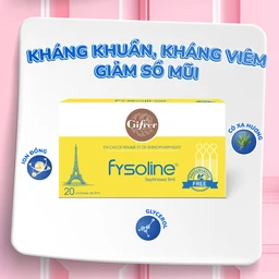 Nước muối sinh lý Fysoline Septinasal (20 ống x 5ml) giúp giảm sổ mũi, viêm mũi, nghẹt mũi, dùng được cho trẻ sơ sinh