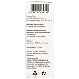 Thuốc Codermo 0.1% Lotion Santa điều trị các tổn thương viêm và ngứa (30ml) 2