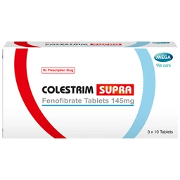 Thuốc COLESTRIM SUPRA Mega điều trị rối loạn lipoprotein huyết (3 vỉ x 10 viên) 1