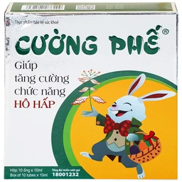 Siro giúp bổ phế Cường Phế CG (10 ống x 10ml)