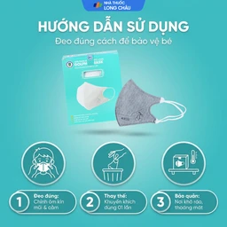 Khẩu trang trẻ em Dolphin Mask 3D cho trẻ từ 2-6 tuổi (10 cái) 5