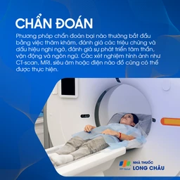 Chẩn đoán bại não dựa trên khám lâm sàng, đánh giá vận động, tâm thần, và các xét nghiệm hình ảnh