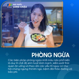 Tập thể dục thường xuyên và ăn uống khoa học là phương pháp phòng ngừa hiệu quả đối với bệnh nhồi máu não
