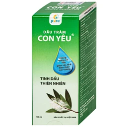 Dầu tràm Con Yêu giúp giữ ấm, giảm triệu chứng ho, sổ mũi (50 ml)