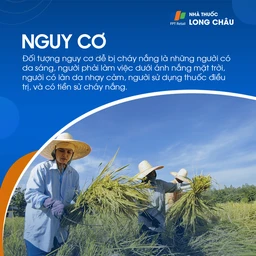 Trẻ em và những người có làn da trắng là đối tượng nguy cơ cao bị cháy nắng