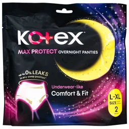 Băng vệ sinh dạng quần Kotex max protect (gói 2 miếng) Size L-XL 1
