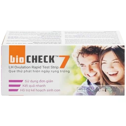 Que thử rụng trứng Bio Check (7 cái) dùng xác định ngày rụng trứng nhanh chóng, đơn giản