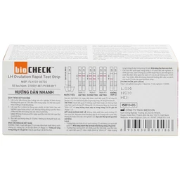 Que thử rụng trứng Bio Check (7 cái) dùng xác định ngày rụng trứng nhanh chóng, đơn giản