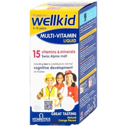Siro bổ sung vitamin khoáng chất cho trẻ emWellKid Multi-Vitamin Liquid (150ml)