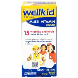 Siro bổ sung vitamin khoáng chất cho trẻ emWellKid Multi-Vitamin Liquid (150ml)