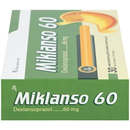 Thuốc Miklanso 60mg Hdpharma điều trị viêm thực quản có trợt loét (3 vỉ x 10 viên)