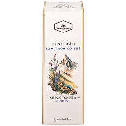 Tinh dầu Musk Omnia Thảo Nguyên 50ml làm thơm cơ thể, chống vi khuẩn gây mùi