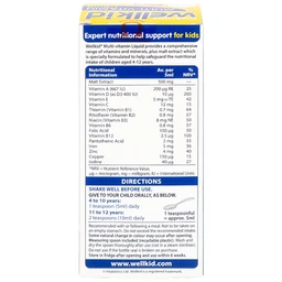 Siro bổ sung vitamin khoáng chất cho trẻ emWellKid Multi-Vitamin Liquid (150ml)