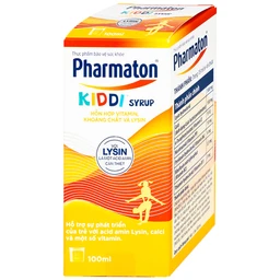 Siro Pharmaton Kiddi Syrup 100ml Sanofi bổ sung Lysin, calci và một số vitamin