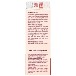 Xịt giảm ngứa, mề đay, chàm, vết bỏng nhẹ Skin Herbal 20ml