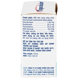 Thuốc Topralsin Benovas điều trị triệu chứng ho khan, ho do dị ứng và kích ứng (24 viên)