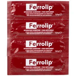 Hỗ trợ giúp giảm nguy cơ thiếu máu do thiếu sắt Ferrolip Uga (20 gói)