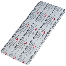 Thuốc Catavastatin 20mg Antibiotice điều trị tăng cholesterol máu và phòng ngừa biến cố tim mạch (3 vỉ x 10 viên)