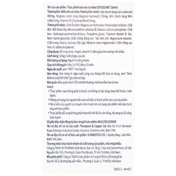 Viên bổ sung canxi khoáng chất chắc xương khoẻ khớp Vitabiotics Osteocare (2 vỉ x 15 viên)