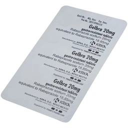 Thuốc Gelbra 20mg KRKA điều trị các bệnh về dạ dày-tá tràng và trào ngược (2 vỉ x 14 viên)