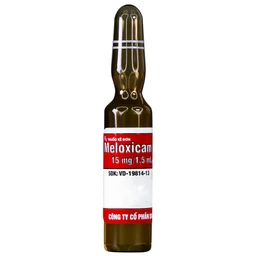 Dung dịch tiêm Meloxicam 15mg/1.5ml Danapha điều trị đau viêm xương khớp (10 ống)