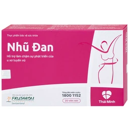 Viên uống Nhũ Đan Lohha hỗ trợ làm chậm sự phát triển của u xơ tuyến vú (2 vỉ x 10 viên) 1