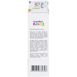 Siro giúp hỗ trợ hấp thụ canxi LineaBon K2+D3 ErgoPharm (10ml)