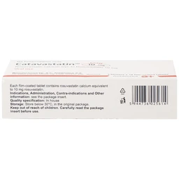 Thuốc Catavastatin 10mg S.C Antibiotice điều trị tăng cholesterol máu nguyên phát (3 vỉ x 10 viên)