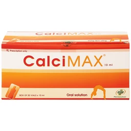 Dung dịch uống CalciMAX OPV giúp ngon miệng, chắc khỏe xương (20 ống x 10ml)