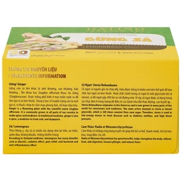 Trà Thảo Mộc Gừng Sả Datino Premium Tea (20 túi lọc x 2g)