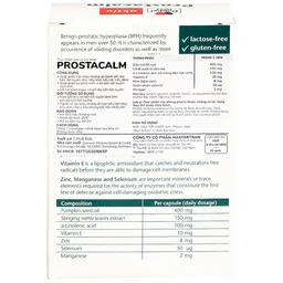 Viên uống giúp giảm triệu chứng do bệnh phì đại tiền liệt tuyến cho nam giới Doppelherz Aktiv Prostacalm (3 vỉ x 10 viên)
