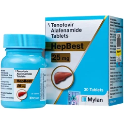 Thuốc Hepbest 25mg điều trị nhiễm virus viêm gan B mạn tính (30 viên)